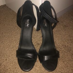 Mission black heels